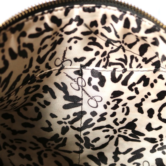 Jessica Simpson Black Faux Leather "Sierra Hobo" Handbag Shoulder Bag Purse - Picture 11 of 12